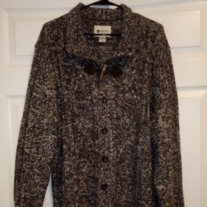 Super Oversized Knit Sweater. Brown. Haggar. XL